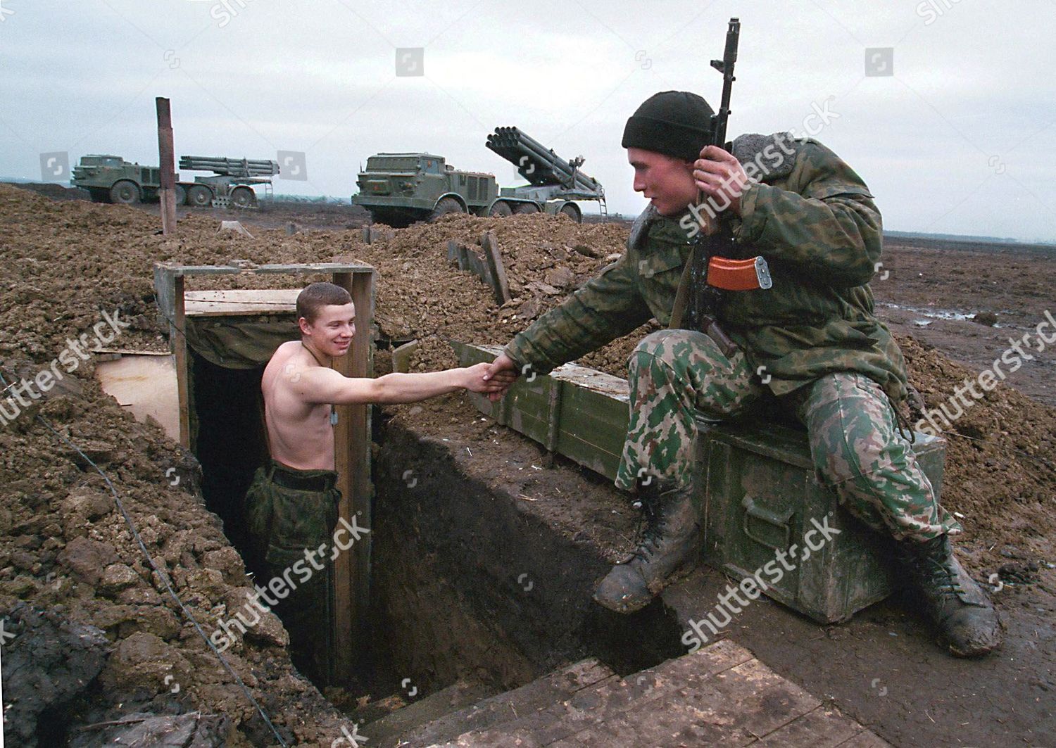 Chechnya Russian Federation Young Russian Soldier Emerges