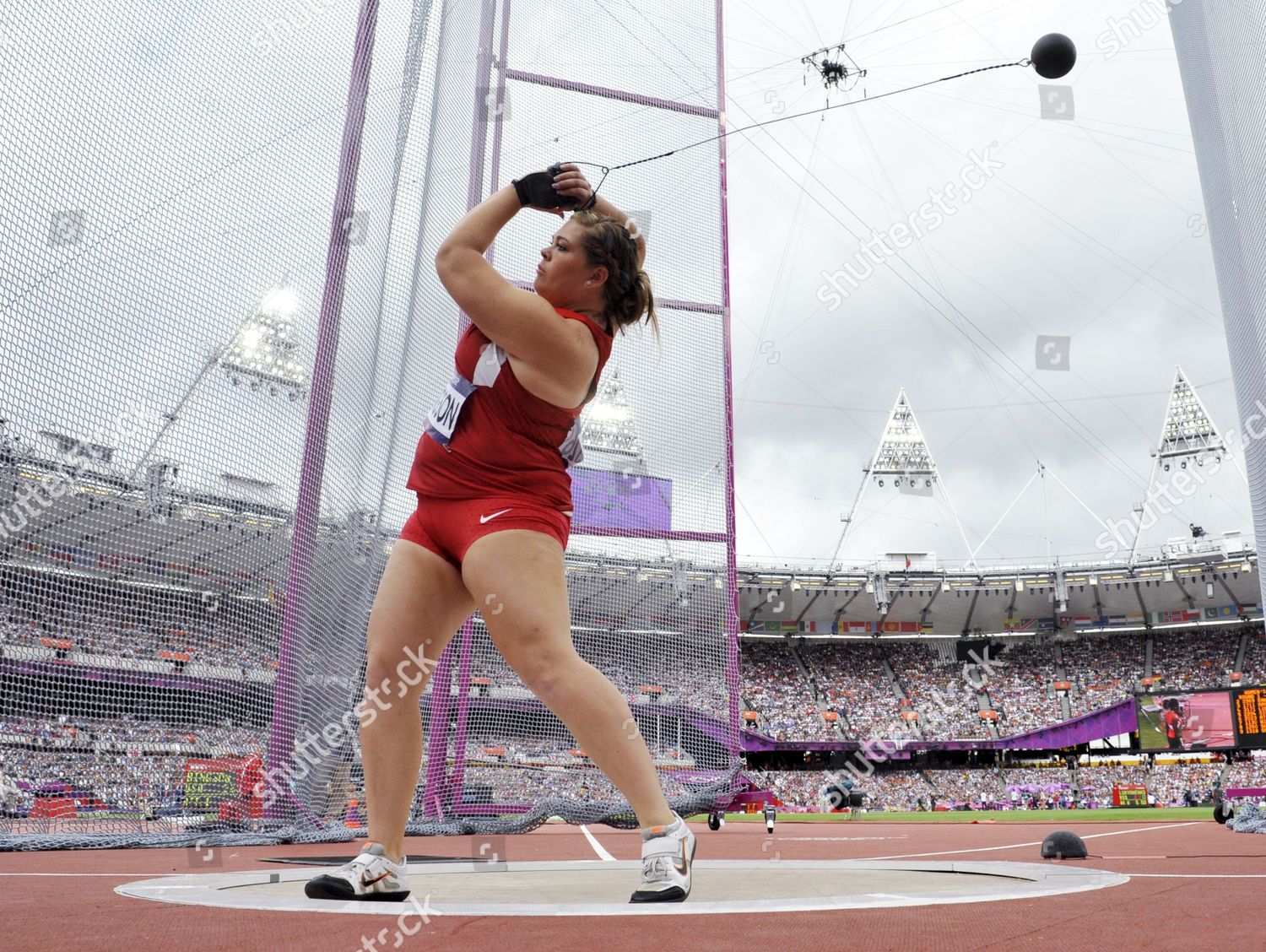 Amanda Bingson Usa Competes Womens Hammer Editorial Stock Photo - Stock ...