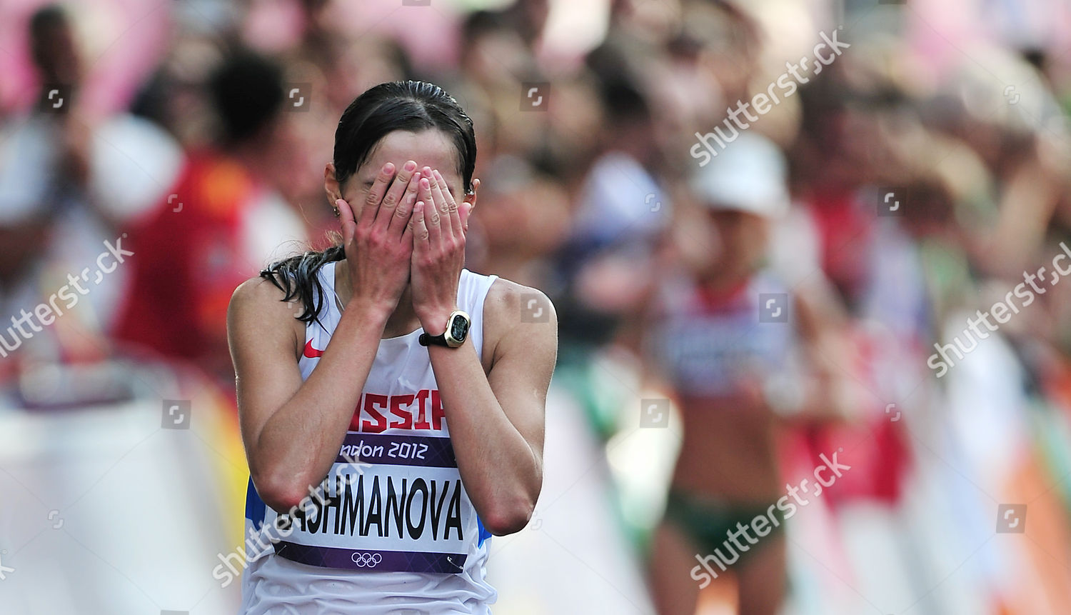 Elena Lashmanova Russia Wins Gold Medal Editorial Stock Photo - Stock ...