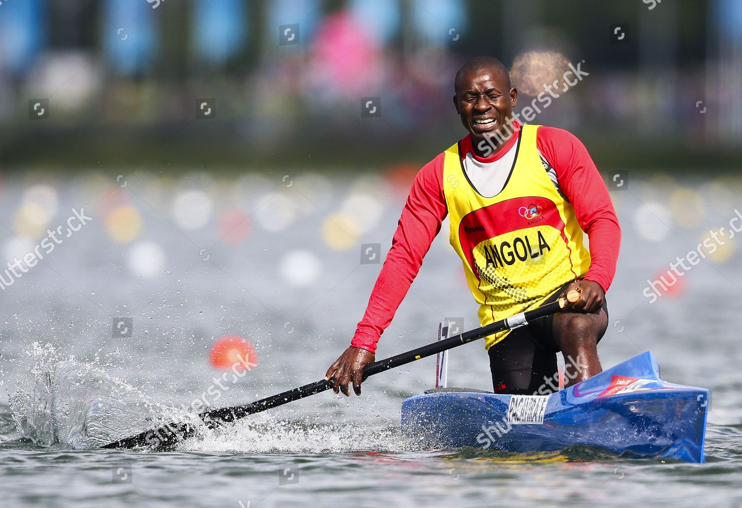 Angolas Fortunato Pacavira Duringcanoe Single C1 Editorial Stock Photo
