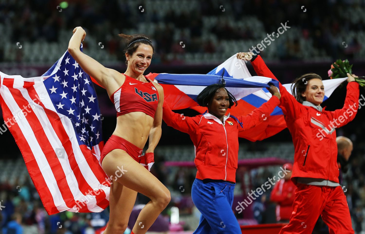 Gold Medal Winner Jennifer Suhr L Editorial Stock Photo Stock Image