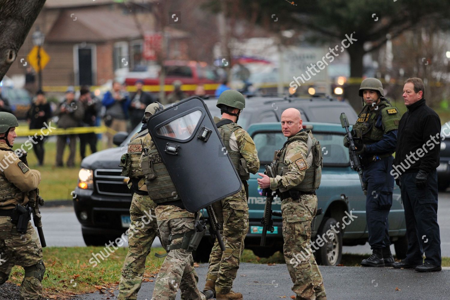 Connecticut Police Swat Team Exit St Editorial Stock Photo Stock