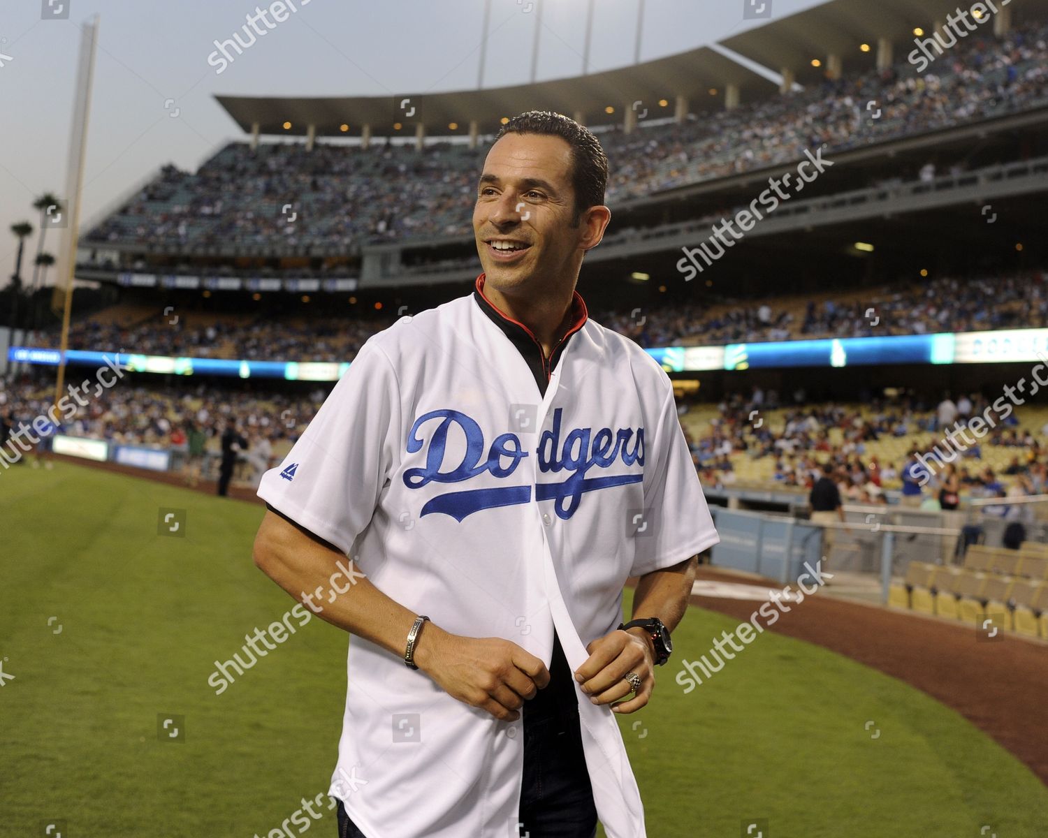 Brazilian Race Car Driver Helio Castroneves Editorial Stock Photo