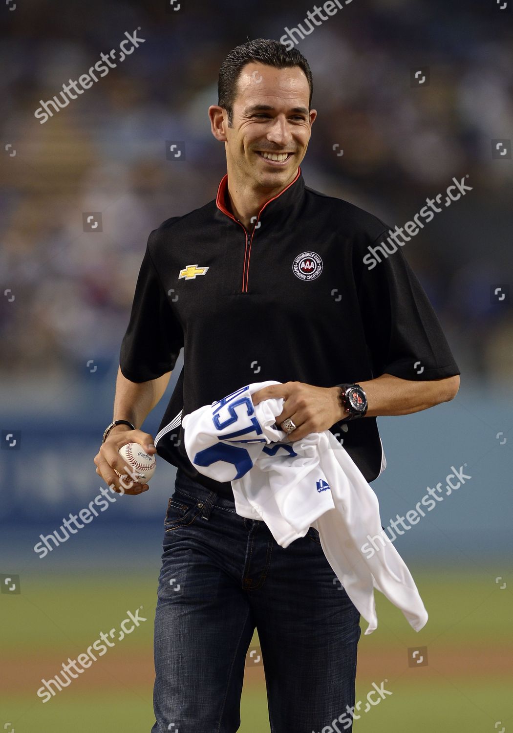 Brazilian Race Car Driver Helio Castroneves Editorial Stock Photo