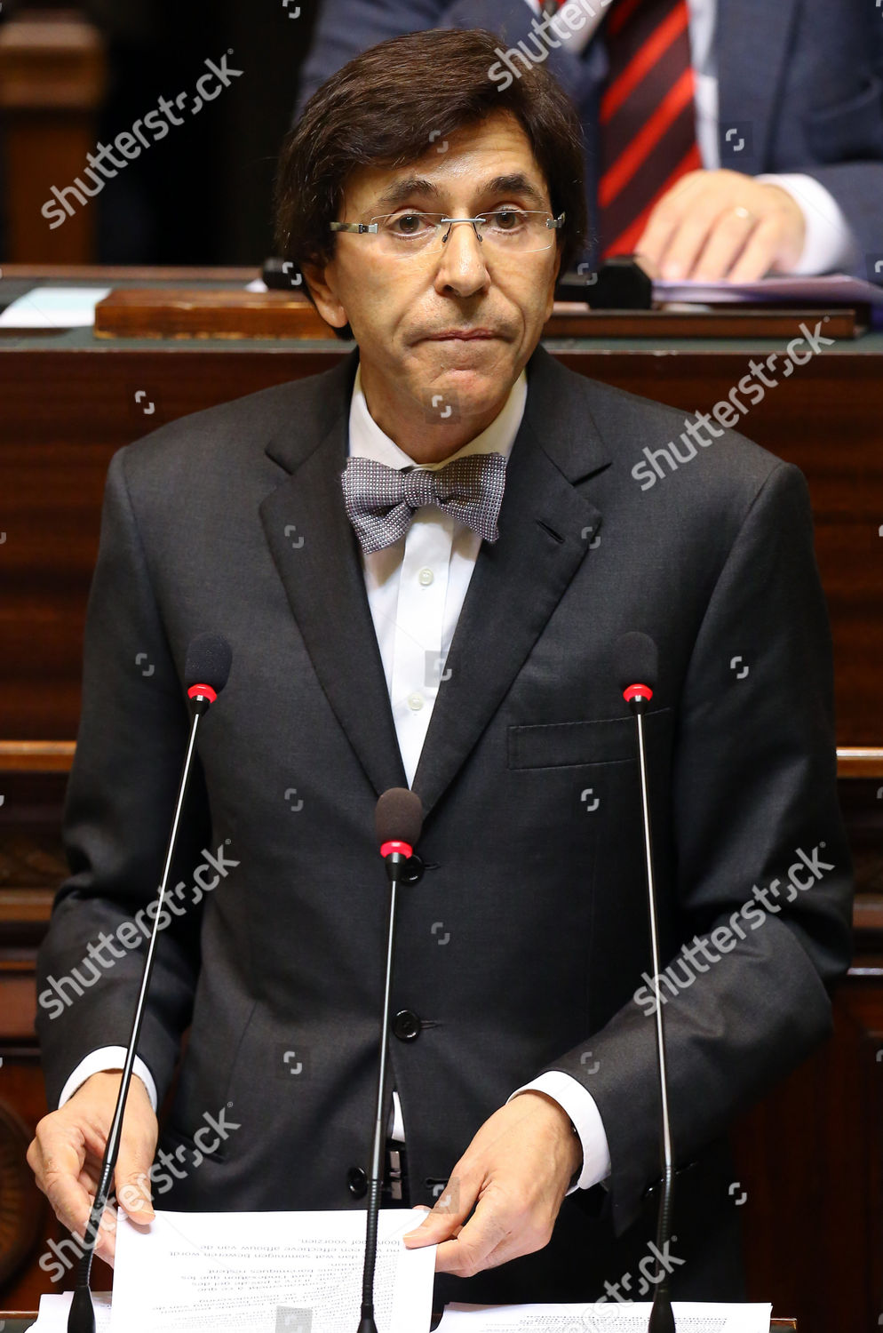 Belgian Prime Minister Elio Di Rupo Editorial Stock Photo - Stock Image ...