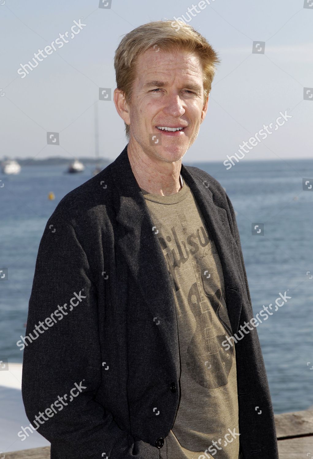 Us Actor Matthew Modine Poses During Editorial Stock Photo - Stock