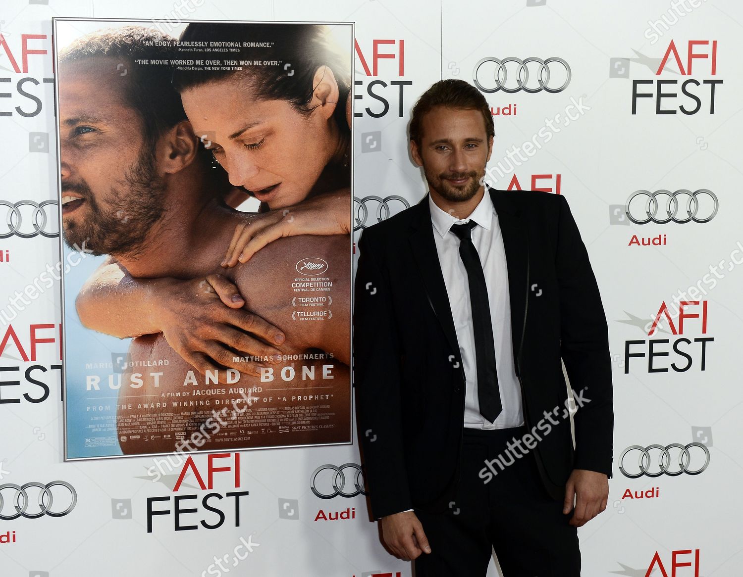 Belgian Actor Matthias Schoenaerts Arrives Rust Editorial Stock Photo Belgian Actor Matthias Schoenaerts Arrives Rust Editorial Stock Photo