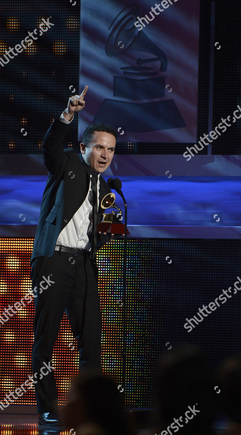 Colombian Singer Fonseca Celebrates Onstage His Editorial Stock Photo
