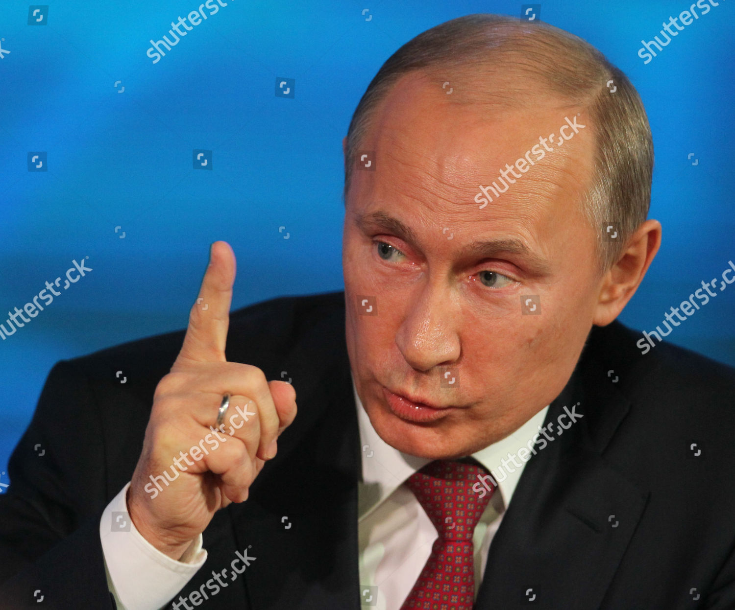 Russian President Vladimir Putin During His Editorial Stock Photo ...