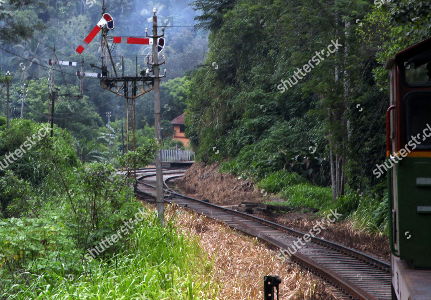 Manually Operated Railway Signal System Still Editorial Stock Photo ...
