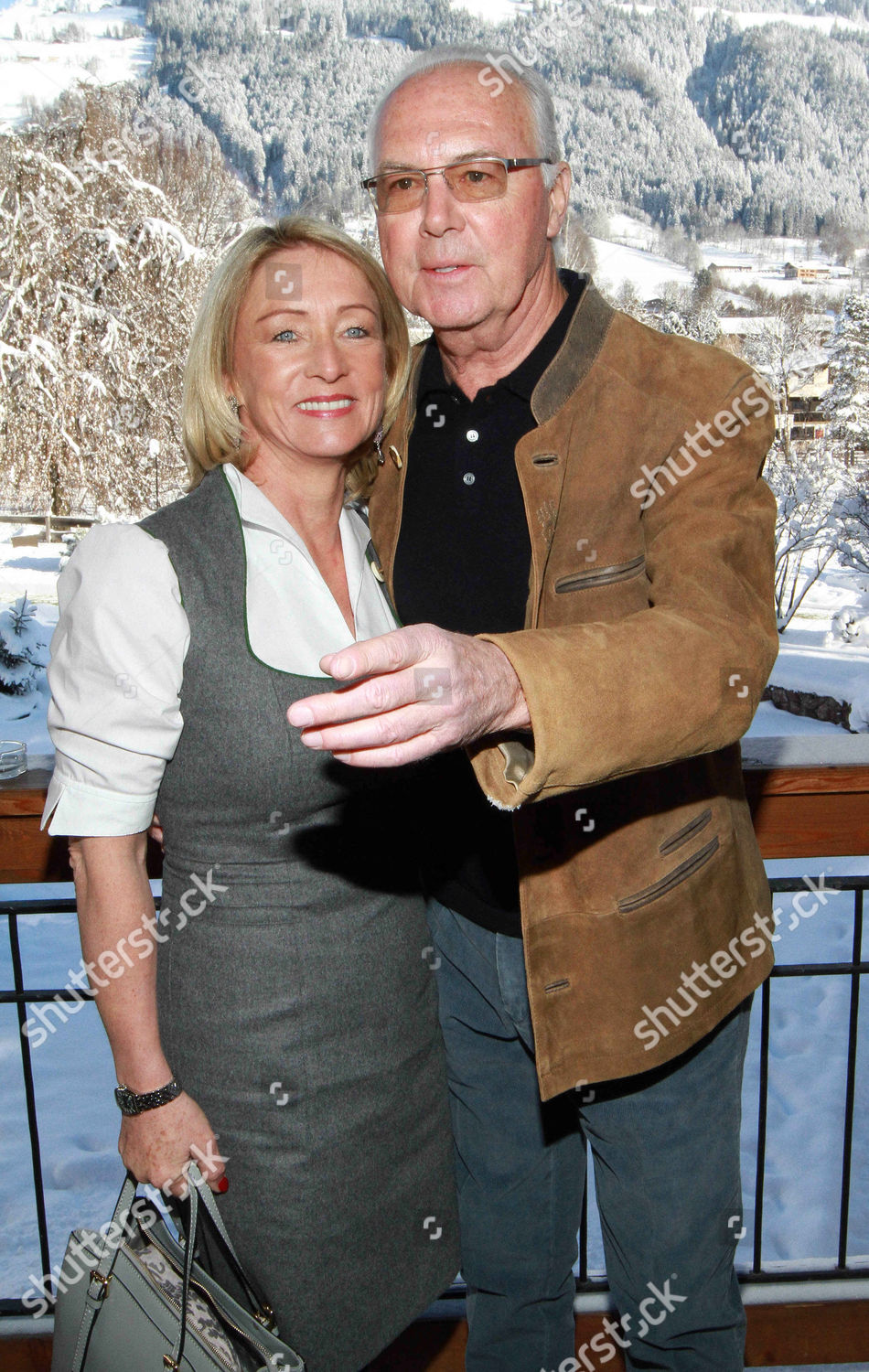 Franz Beckenbauer Wife Heidi Burmester Editorial Stock Photo - Stock ...