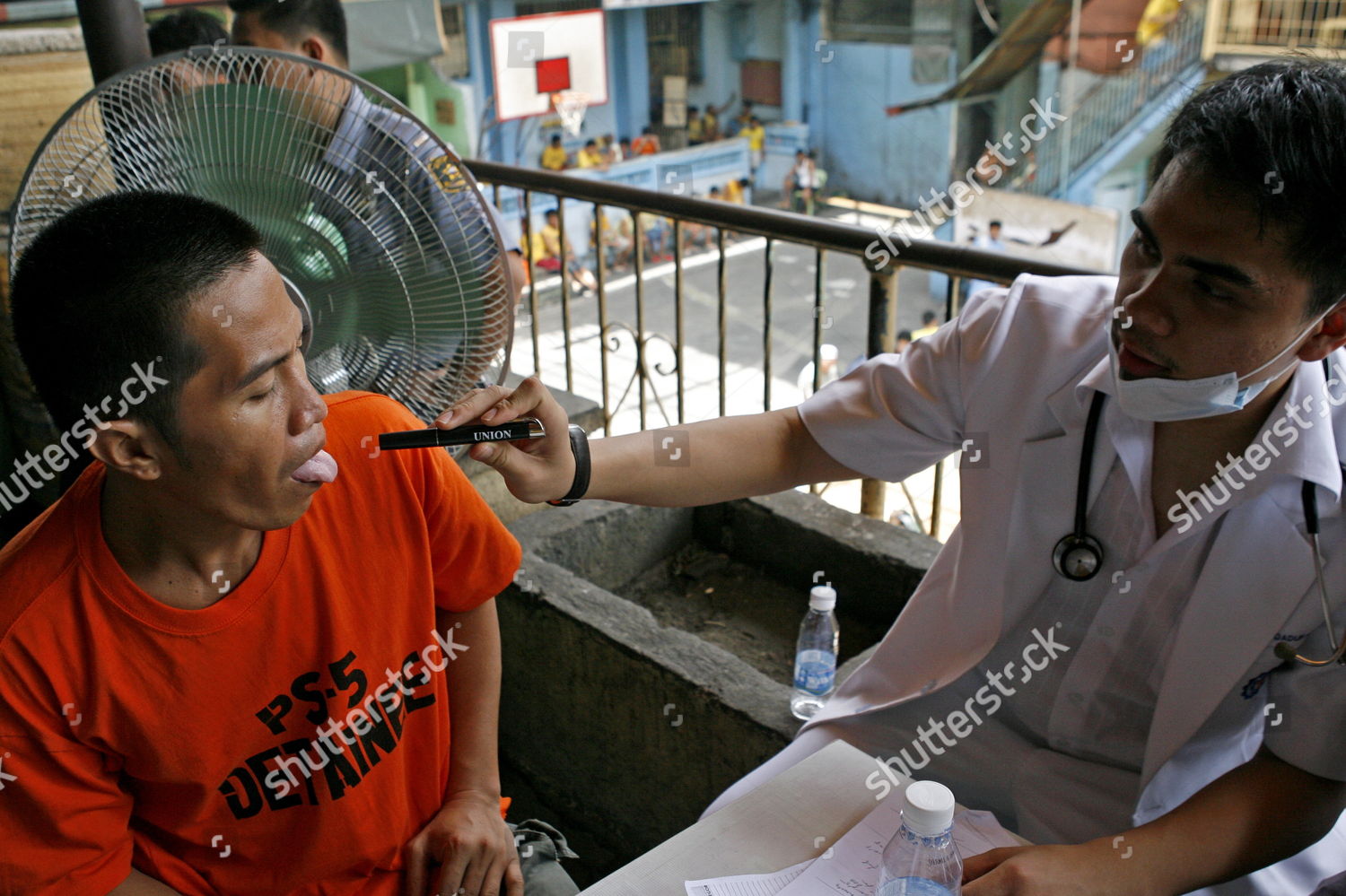 Filipino Inmate Sticks His Tongue Out Editorial Stock Photo - Stock ...