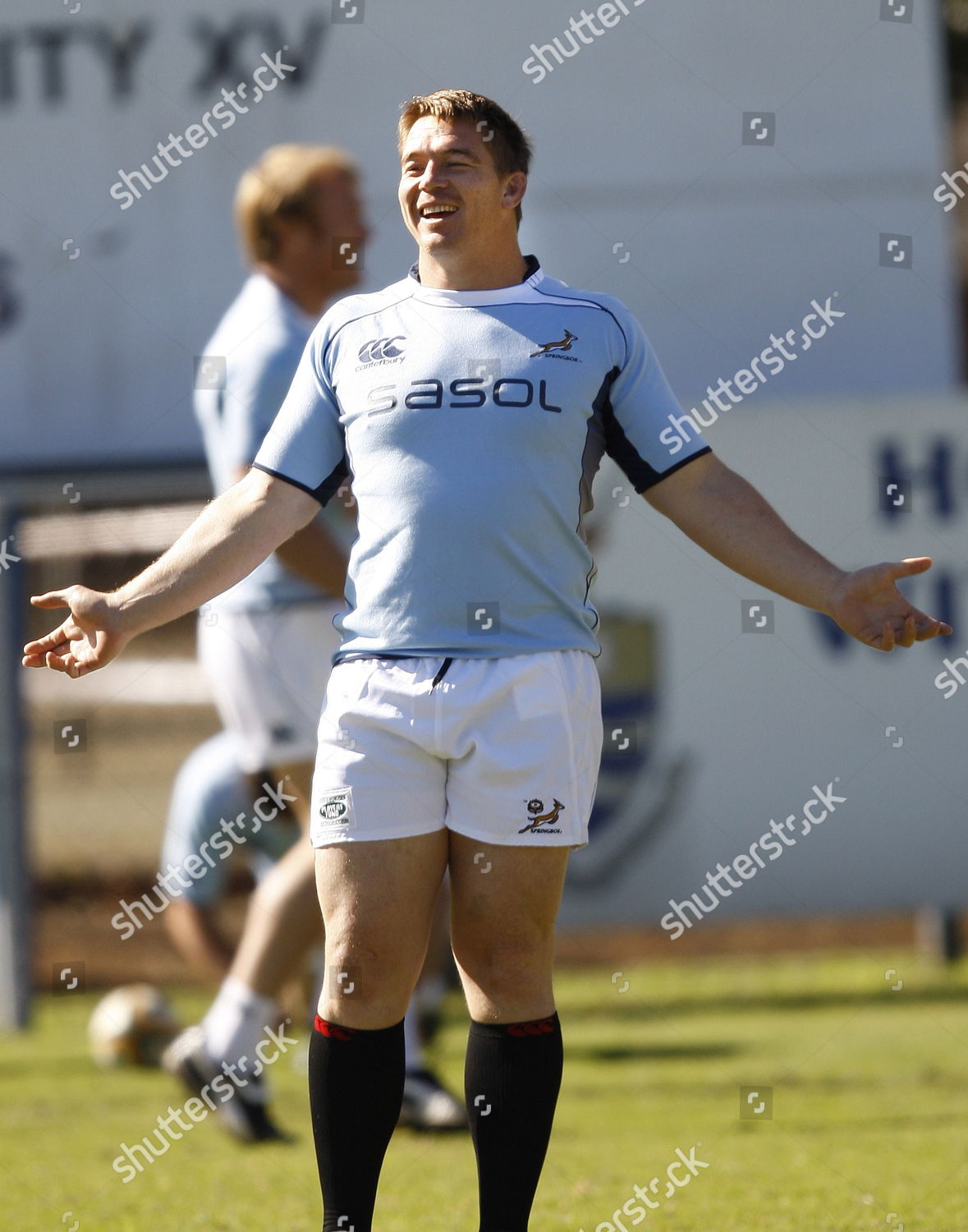 Springbok Rugby Captain John Smith Leads Editorial Stock Photo - Stock ...