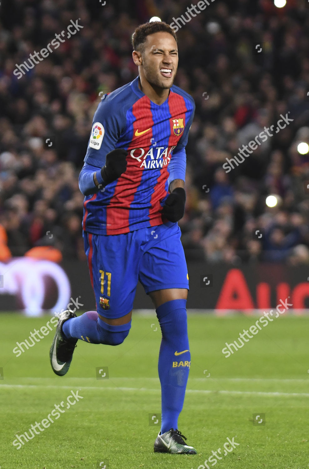 Neymar Da Silva Santos Barcelona Celebrates His のエディトリアルストック写真 ストック画像 Shutterstock