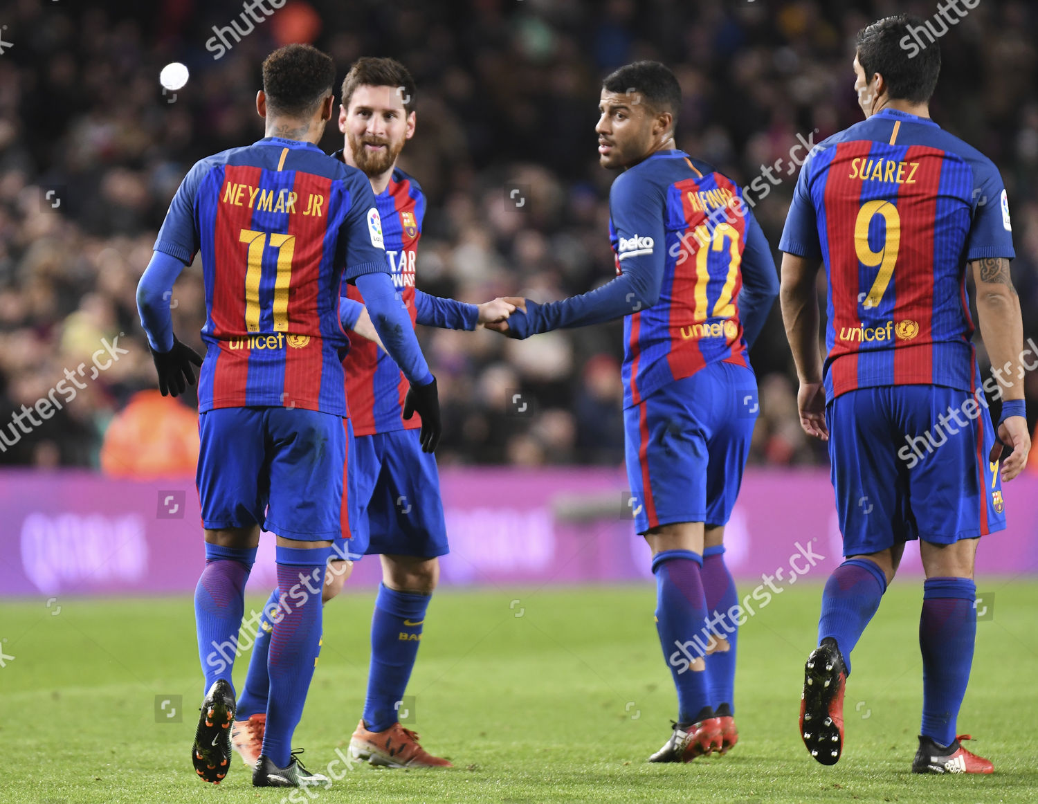 Lionel Messi Fc Barcelona Celebrates His Goal Editorial Stock Photo Stock Image Shutterstock