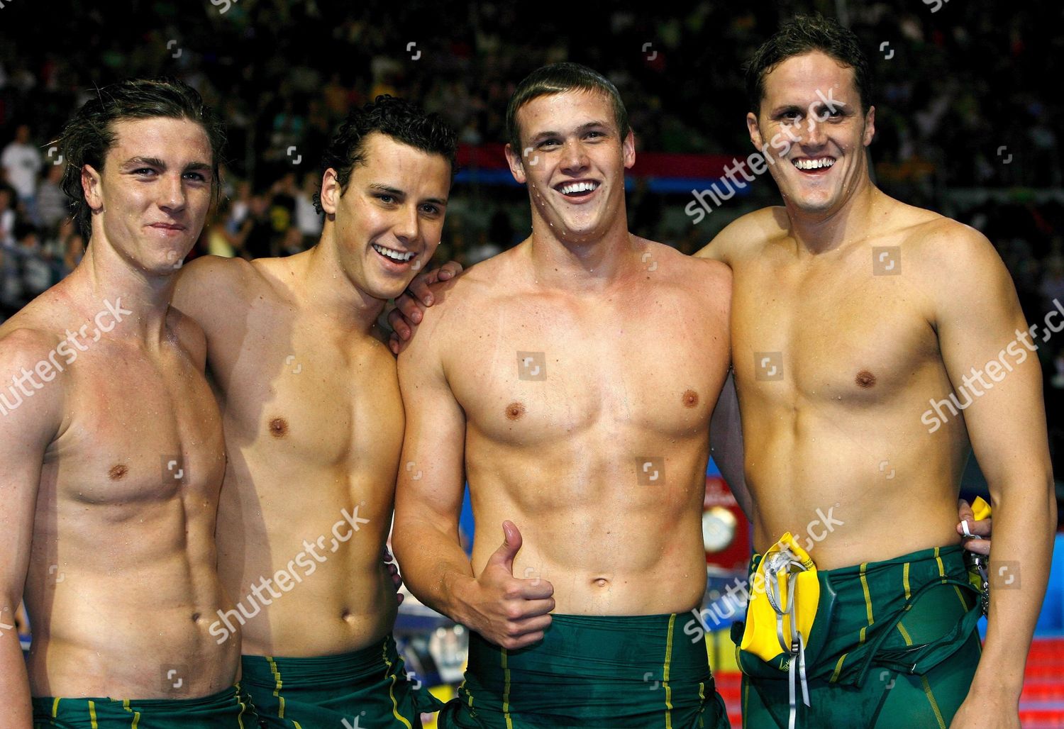 Australian Swim Team After They Won Editorial Stock Photo Stock Image