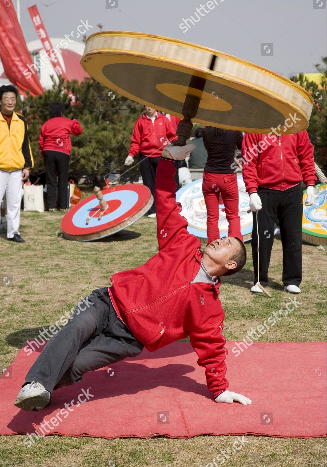 giant spinning top