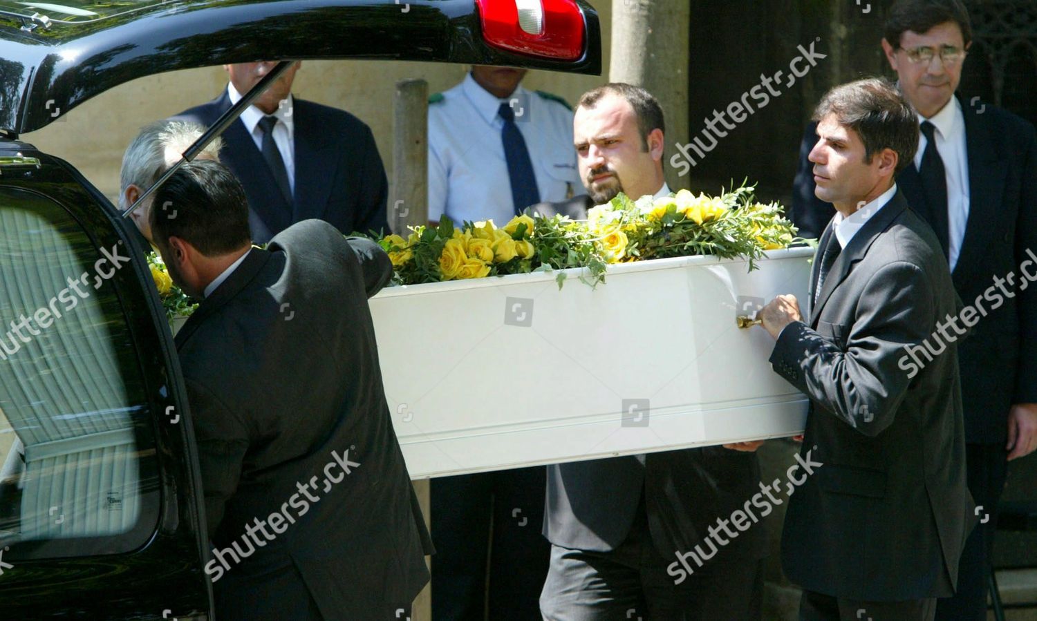 Coffin French Actress Marie Trintignant Who Died Editorial Stock Photo Stock Image Shutterstock