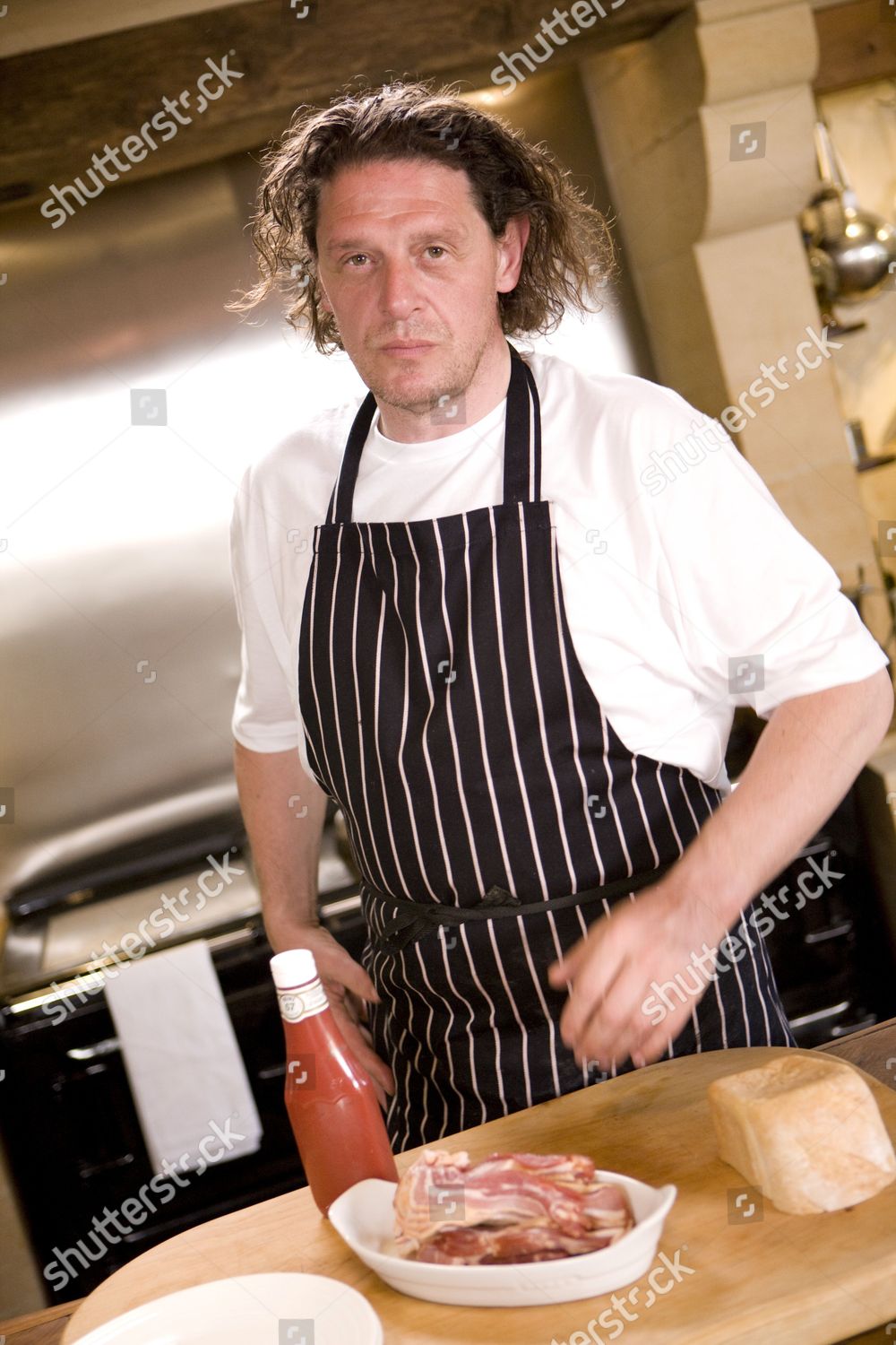 Marco Pierre White Cooking Cotswolds Editorial Stock Photo - Stock ...