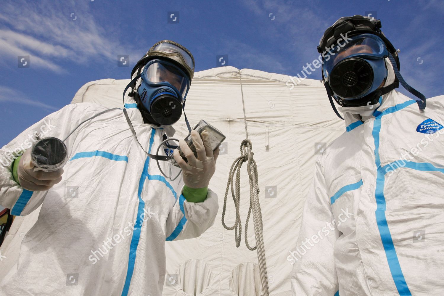 Decontamination Personel Tokyo Metropolitan Police Department Editorial ...