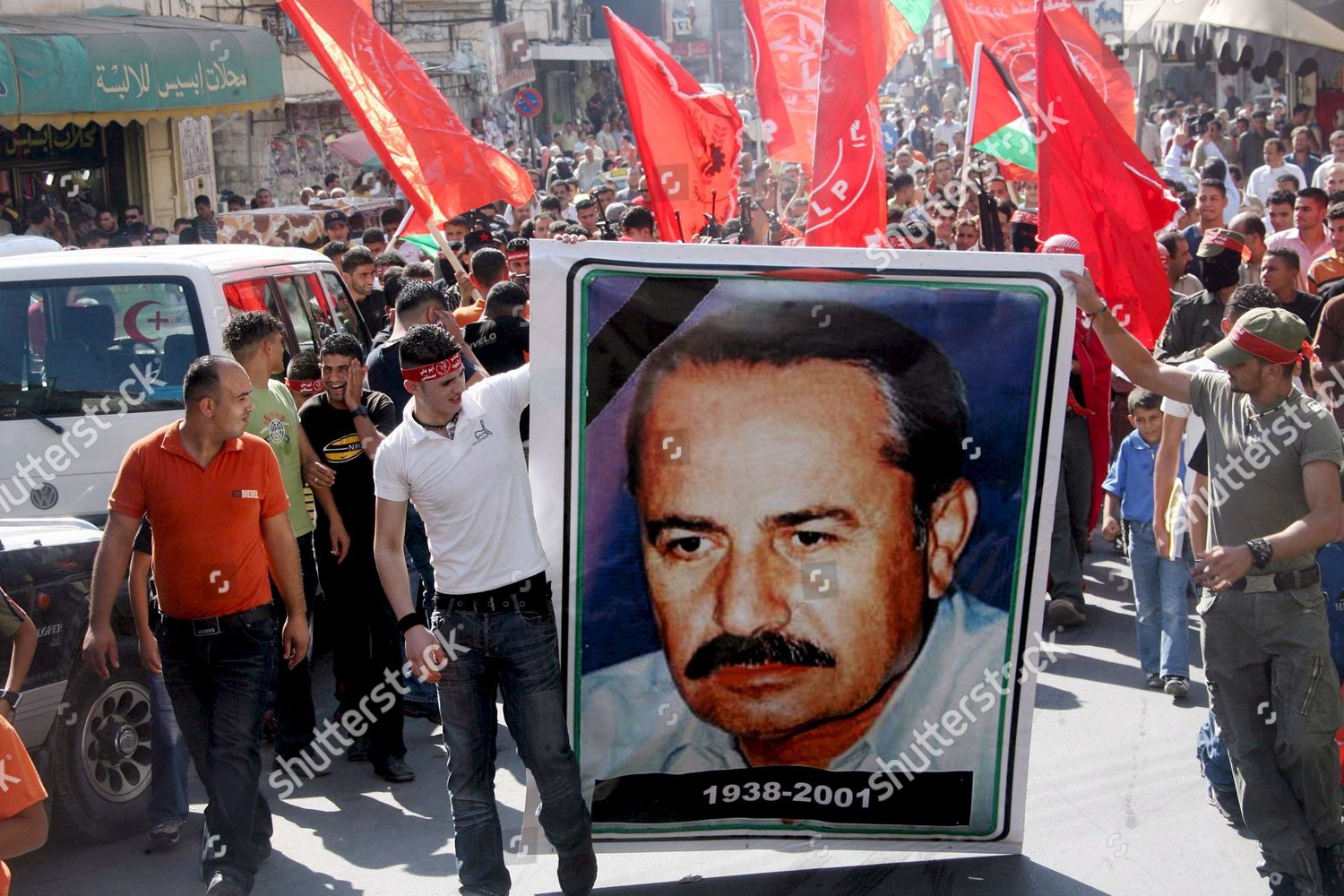 Palestinian Members Popular Front Liberation Palestine Editorial Stock