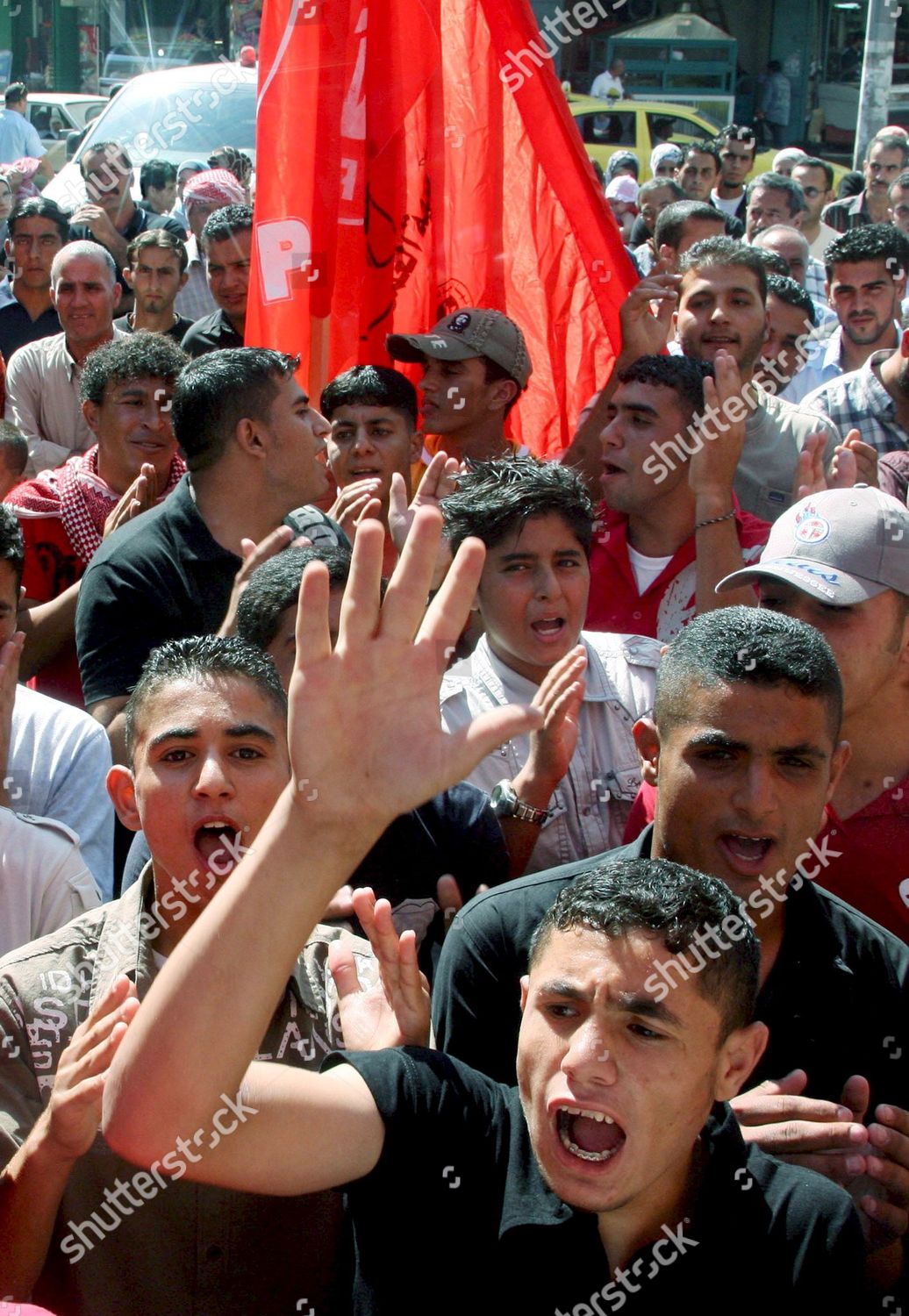 Palestinian Members Popular Front Liberation Palestine Editorial Stock