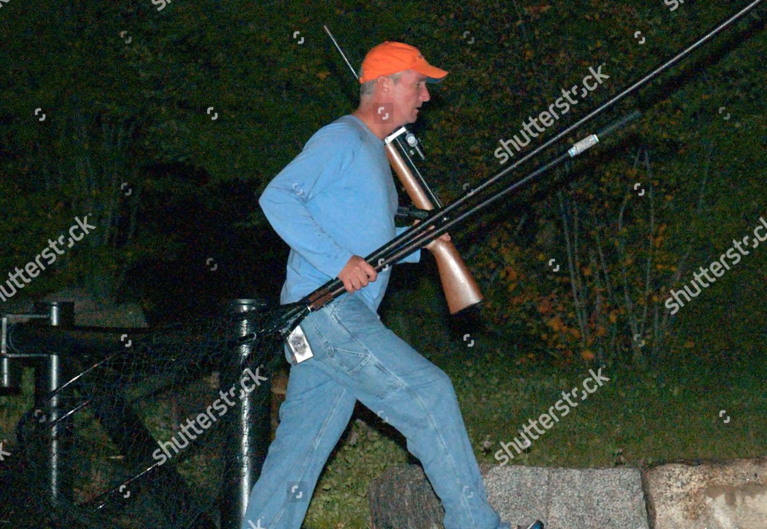 Boston Police Officer Carries Tranquilizer Rifle Editorial Stock Photo ...