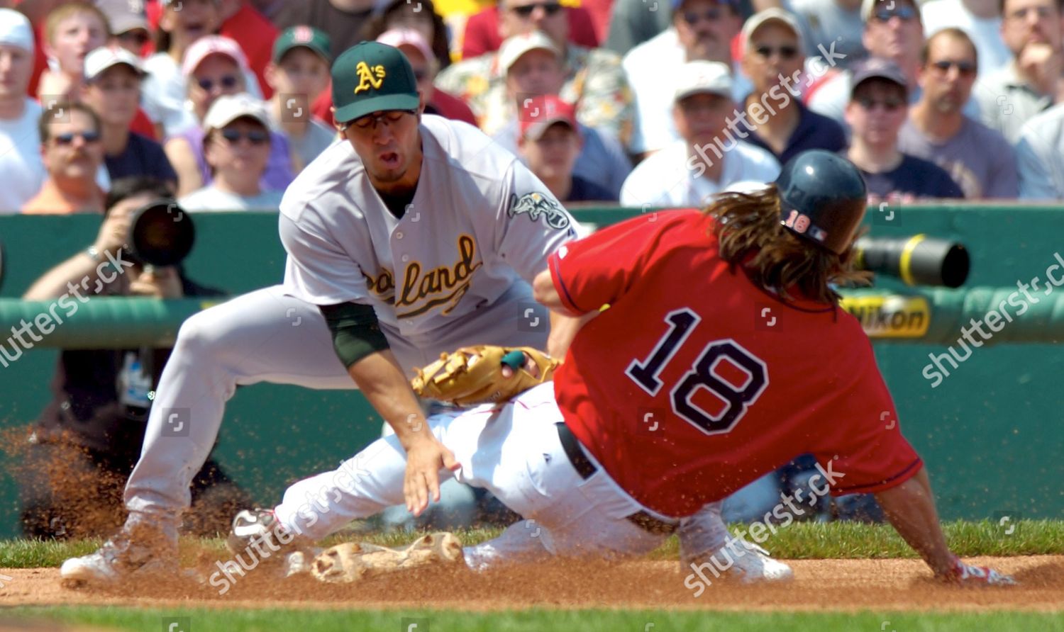 Boston Red Sox Players Johnny Damon Editorial Stock Photo - Stock Image