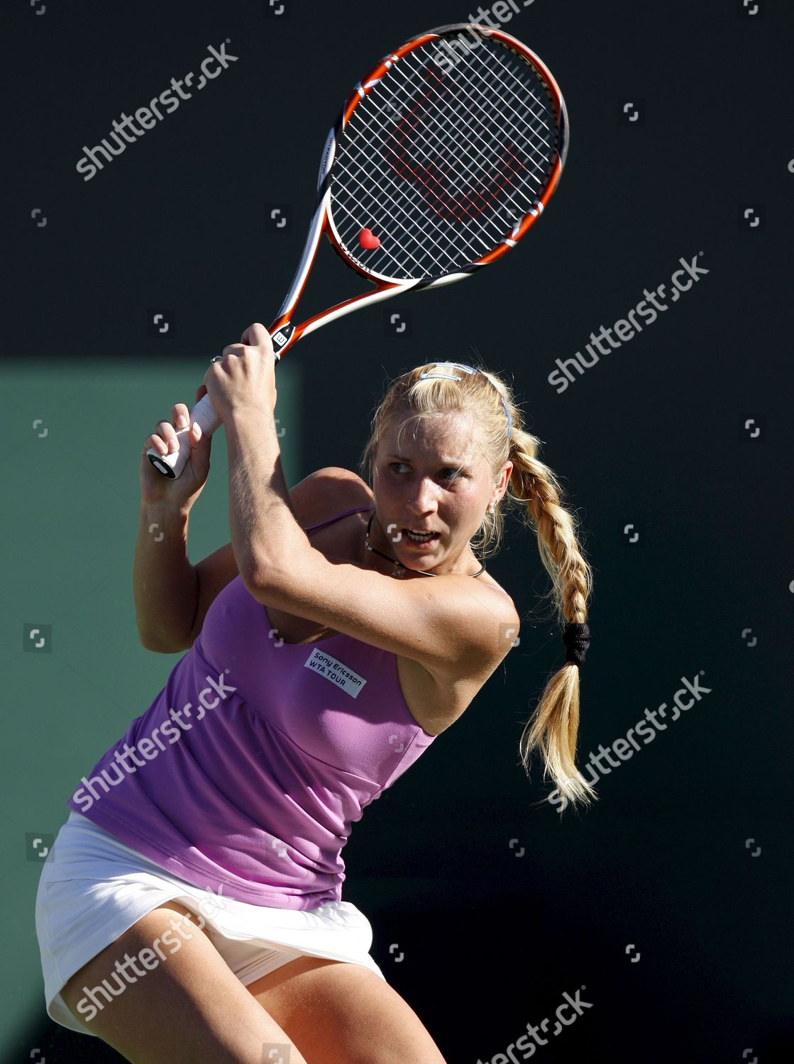 Alona Bondarenko Ukraine Follows Through Backhand Editorial Stock Photo ...