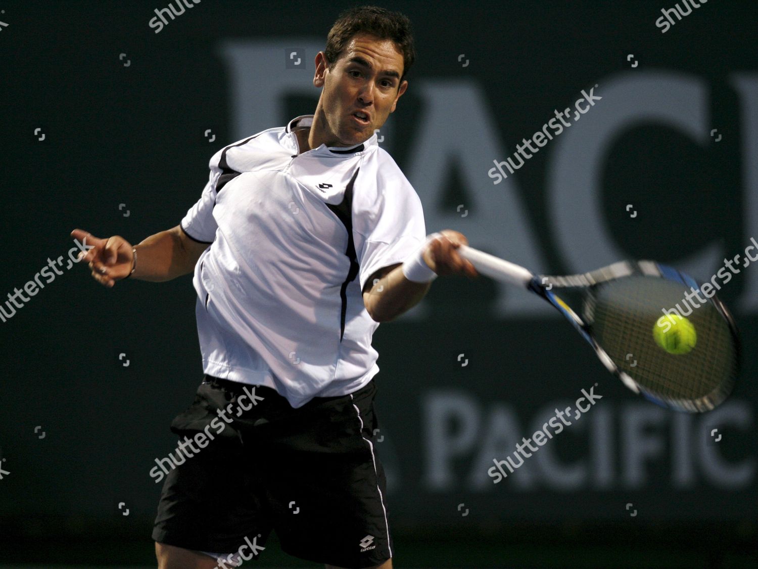 Wayne Odesnik U S Hits Forehand Editorial Stock Photo - Stock Image ...