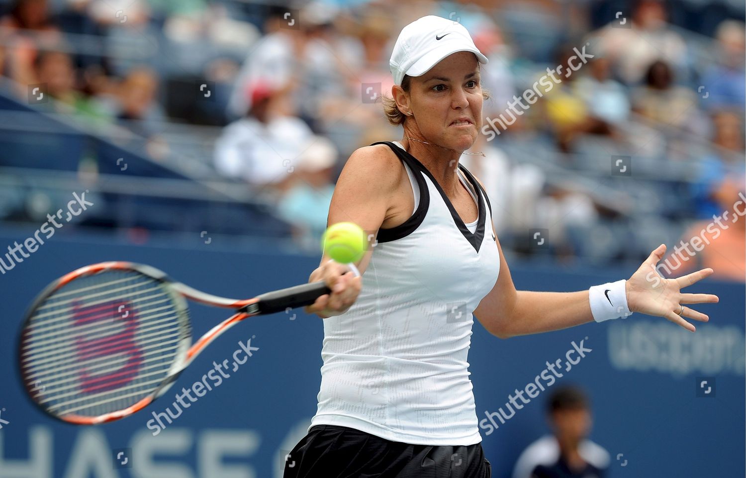 Lindsay Davenport Us Hits Forehand Return Editorial Stock Photo - Stock