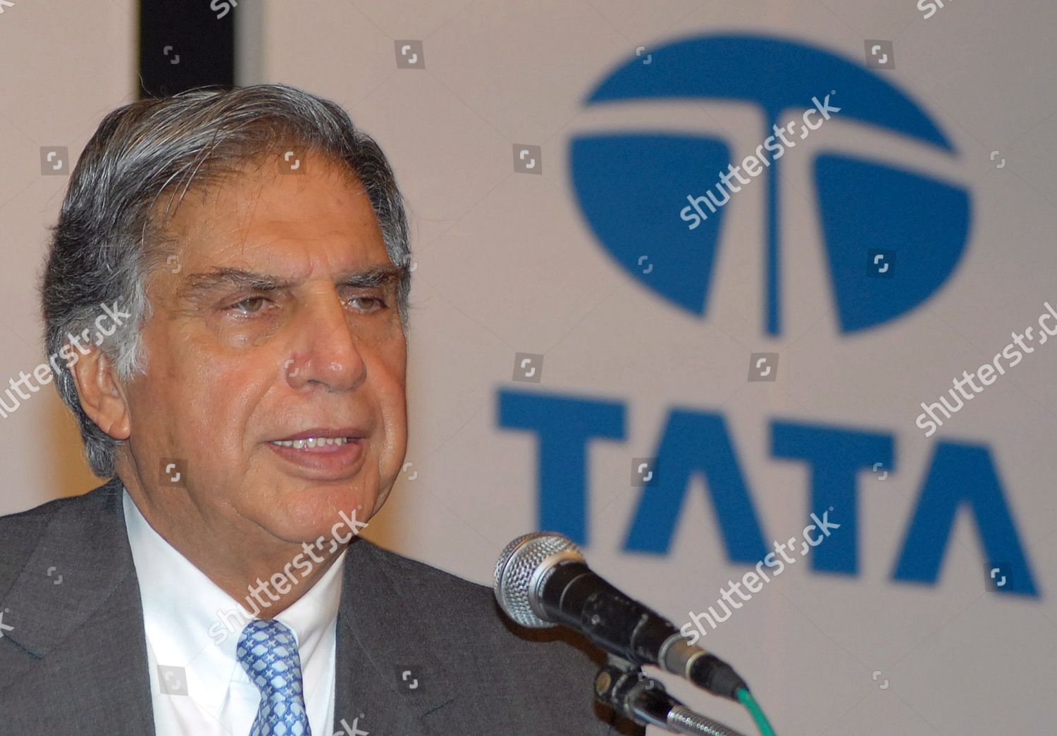 Ratan Tata Chairman Tata Group During Editorial Stock Photo - Stock ...