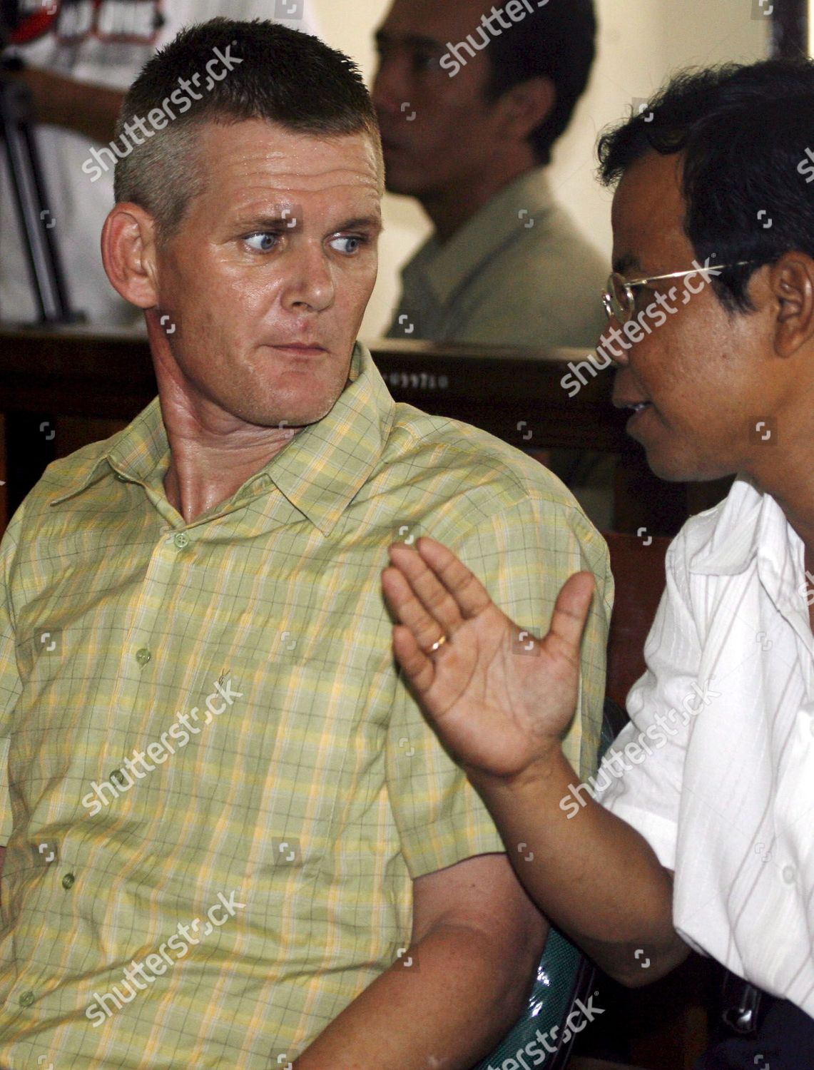 Britian Ronnie Ramsay Listens His Interpreter Editorial Stock Photo