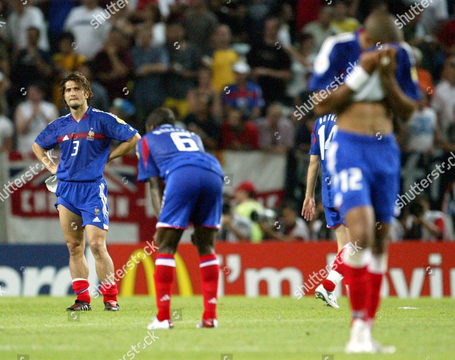 French Players Left Bixente Lizarazu Claude Editorial Stock Photo 