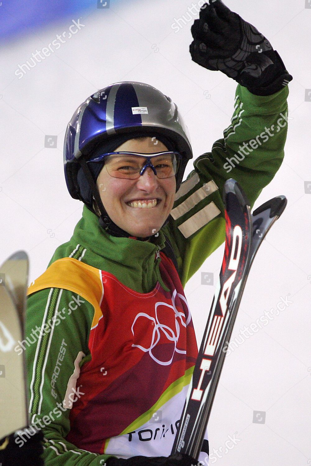 Gold Medalist Evelyne Leu Switzerland Celebrates Editorial Stock Photo