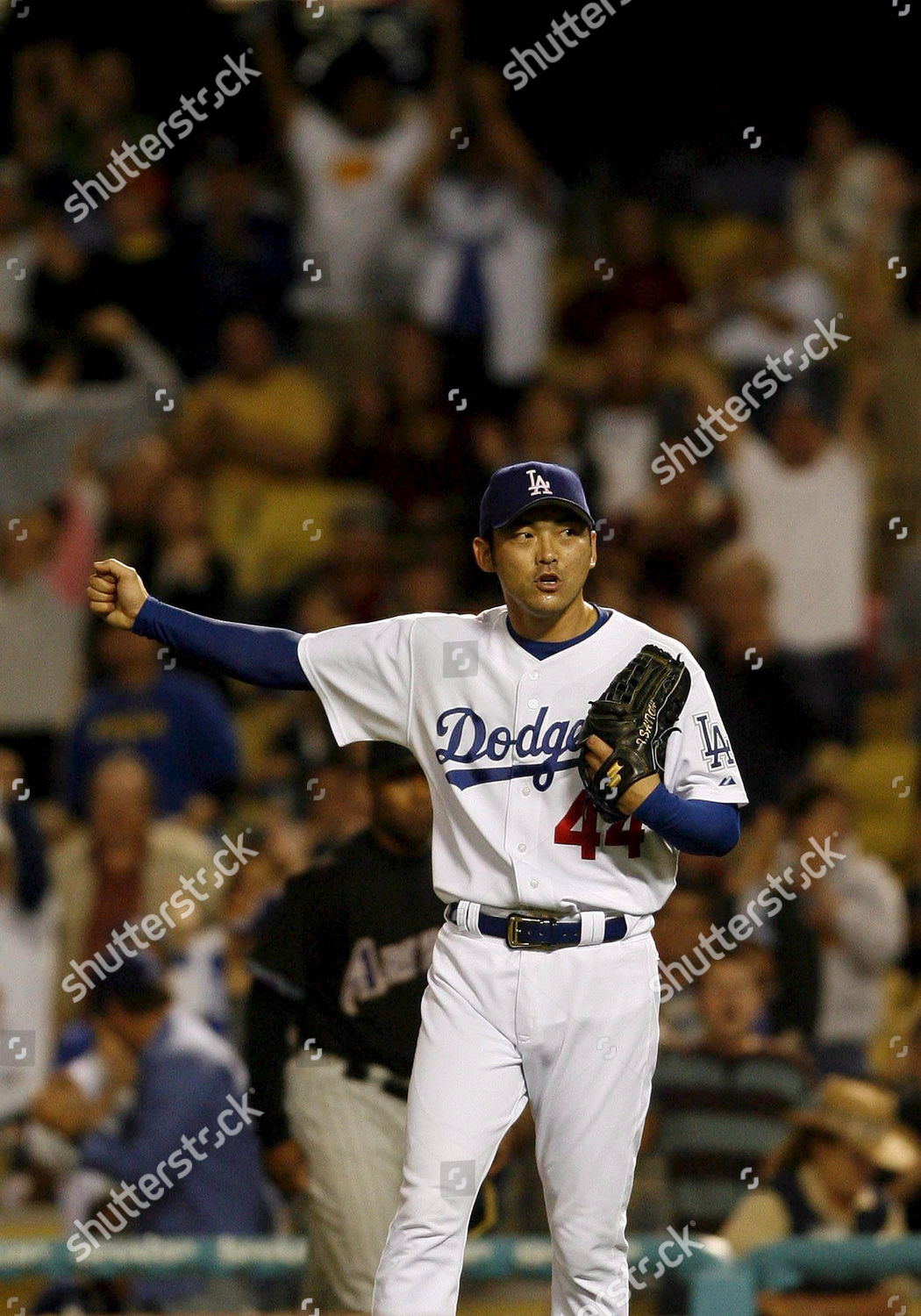 Los Angeles Dodgers Relief Pitcher Takashi Editorial Stock Photo 