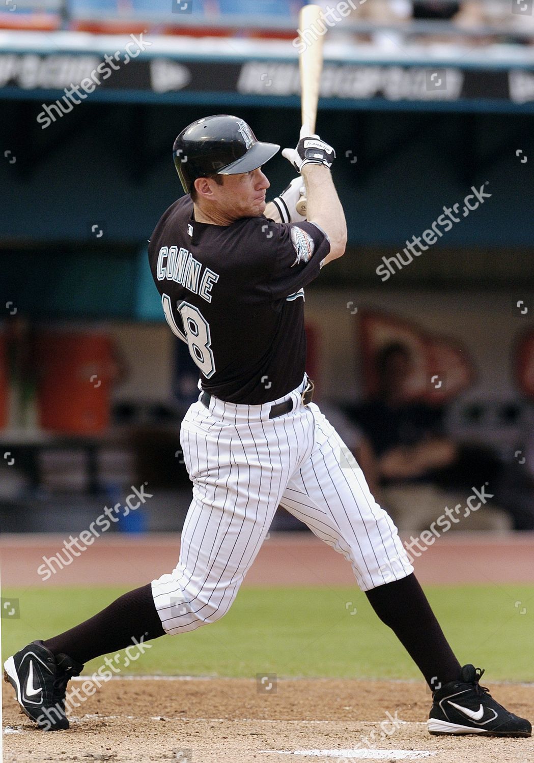 Jeff Conine, Florida Marlins, Signed 8x10 Photograph