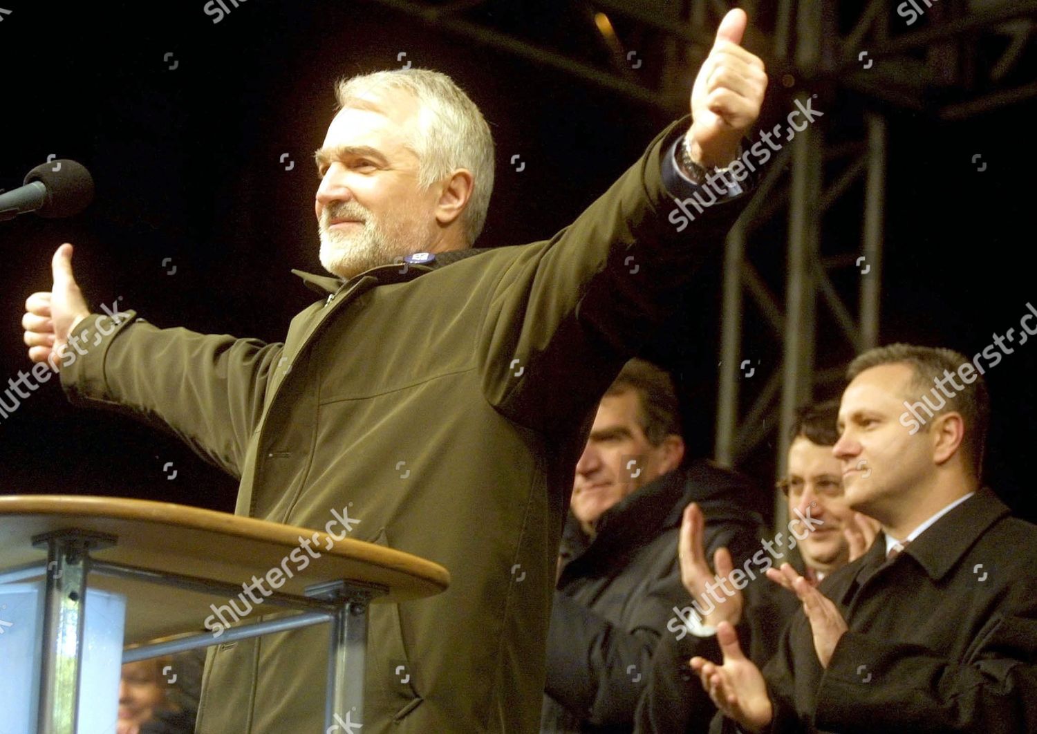 Miroljub Labus Leader G17 Party Gestures Editorial Stock Photo - Stock ...
