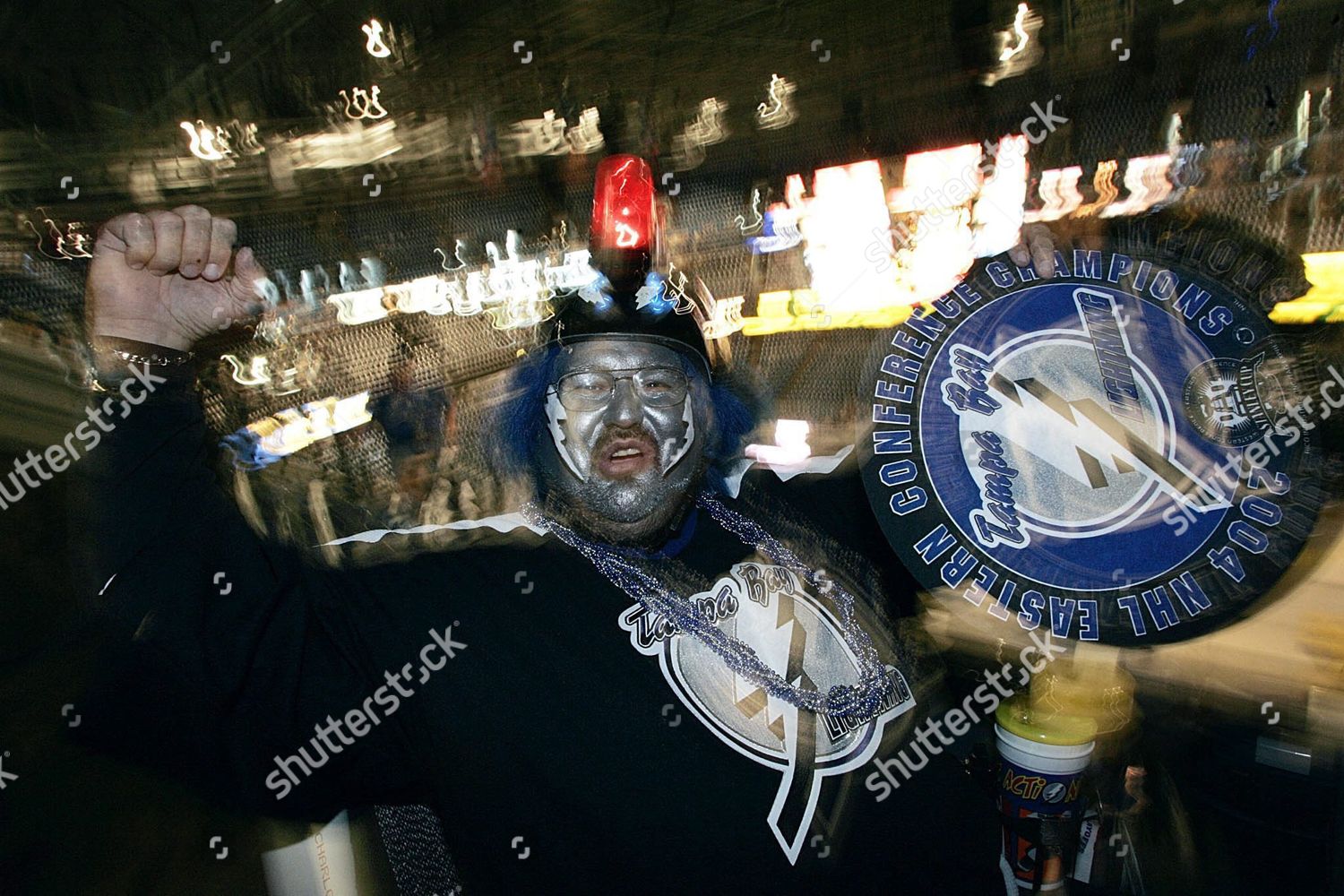 Tampa Bay Lightning Fan Jim Jetmore Editorial Stock Photo Stock Image