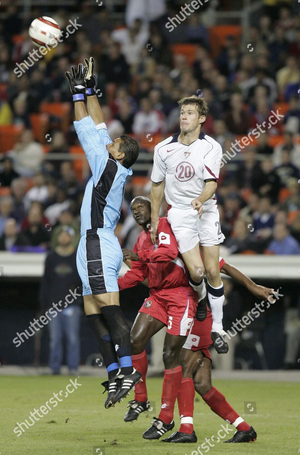 Panama Goalie Donald Gonzalez L Makes Editorial Stock Photo - Stock Image