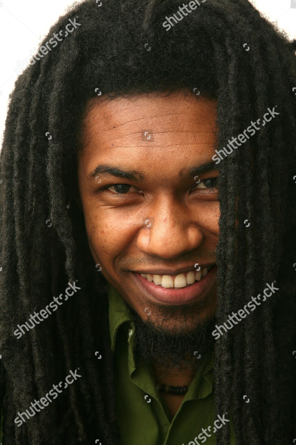 Model Released Portrait Black Man Long Dreadlocks Editorial