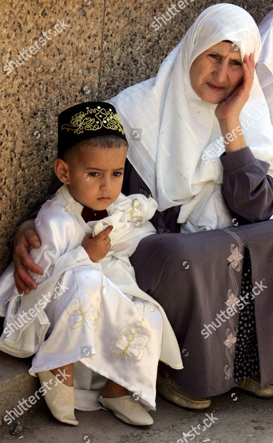 Algerian Boy Traditional Circumcision Costume Waits Editorial Stock ...