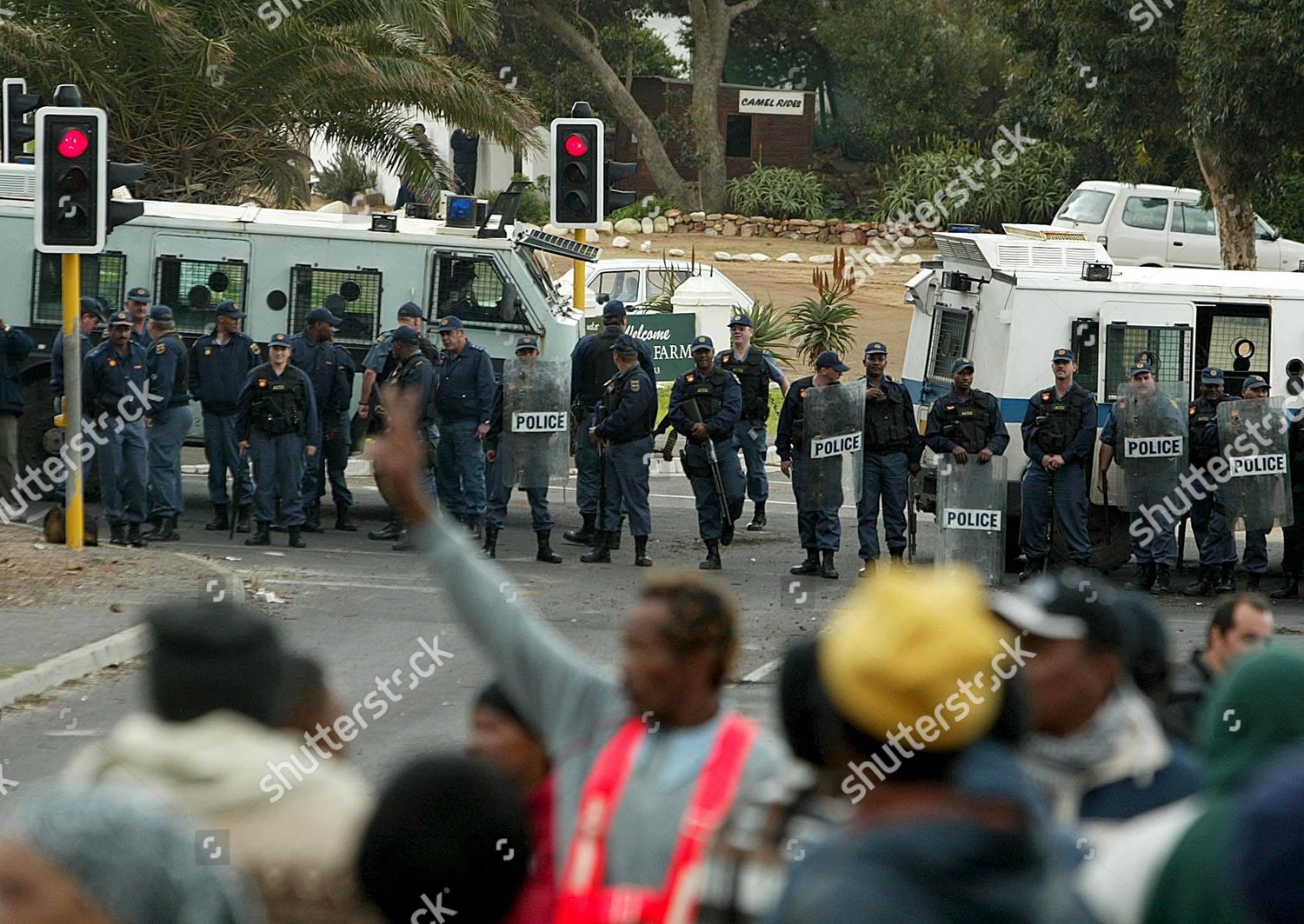 Angry South African Residents Ocean View Editorial Stock Photo - Stock ...