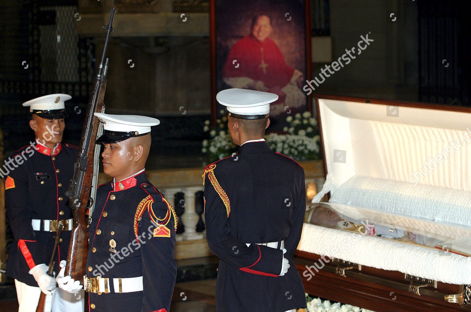 president marcos open casket