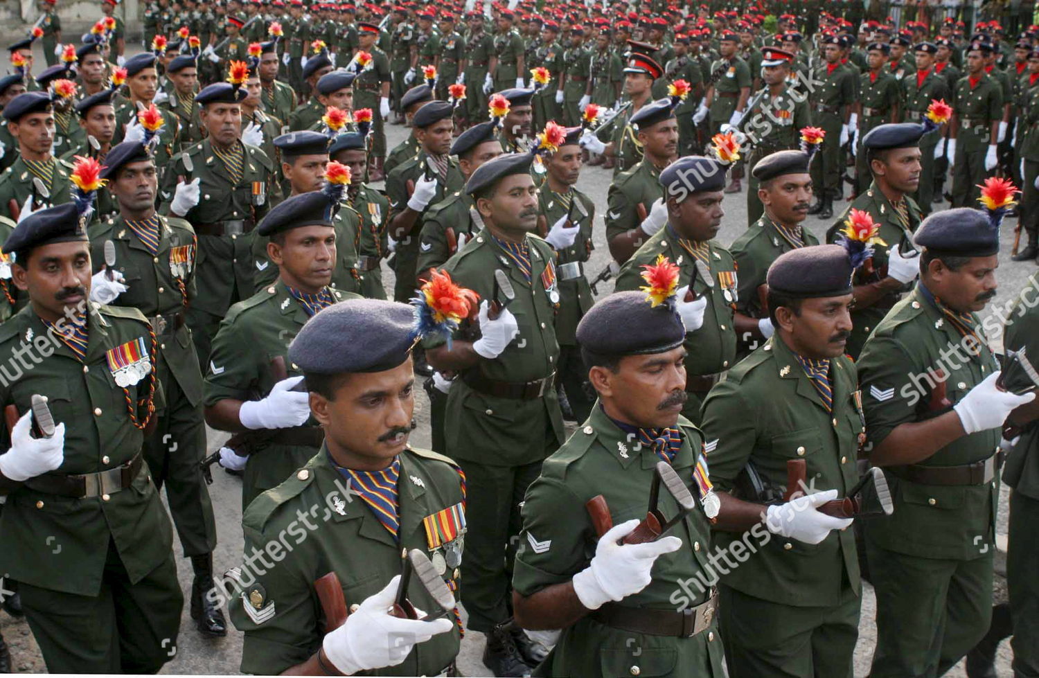 Sri Lanka Army Personnel Funeral Parade Editorial Stock Photo - Stock ...