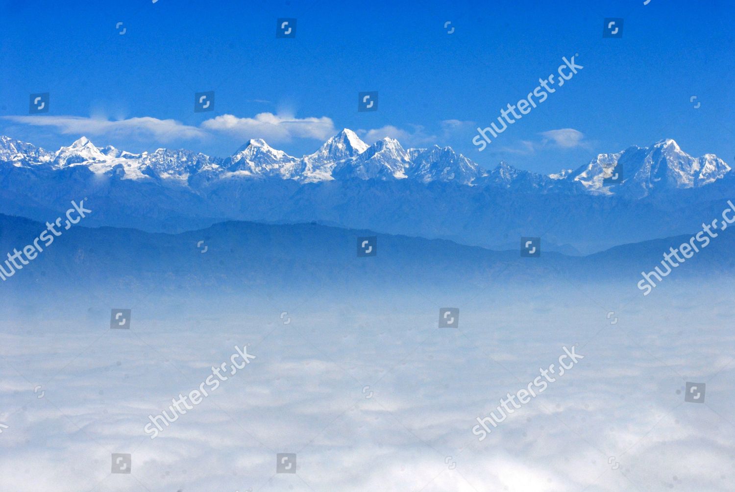 Fog Hangs Over Capital Kathmandu Mount Editorial Stock Photo - Stock ...