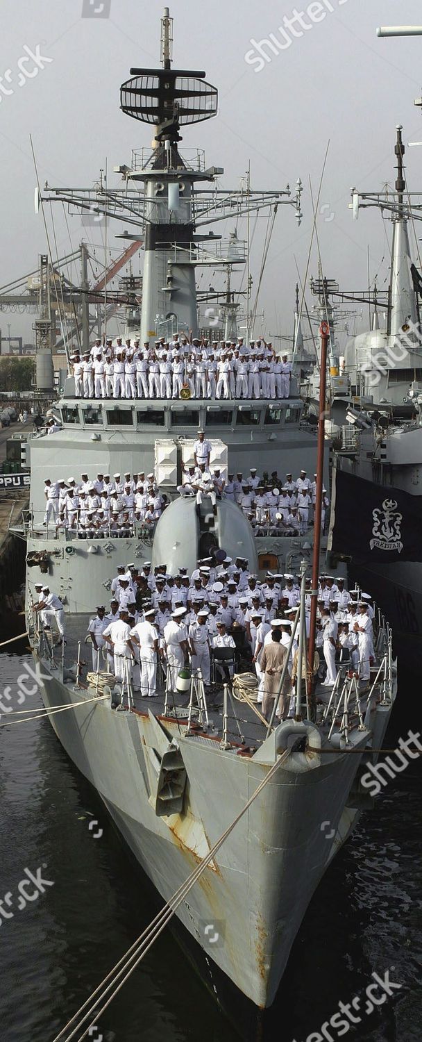 Pakistani Crew Members Pns Tippu Sultan Editorial Stock Photo - Stock ...