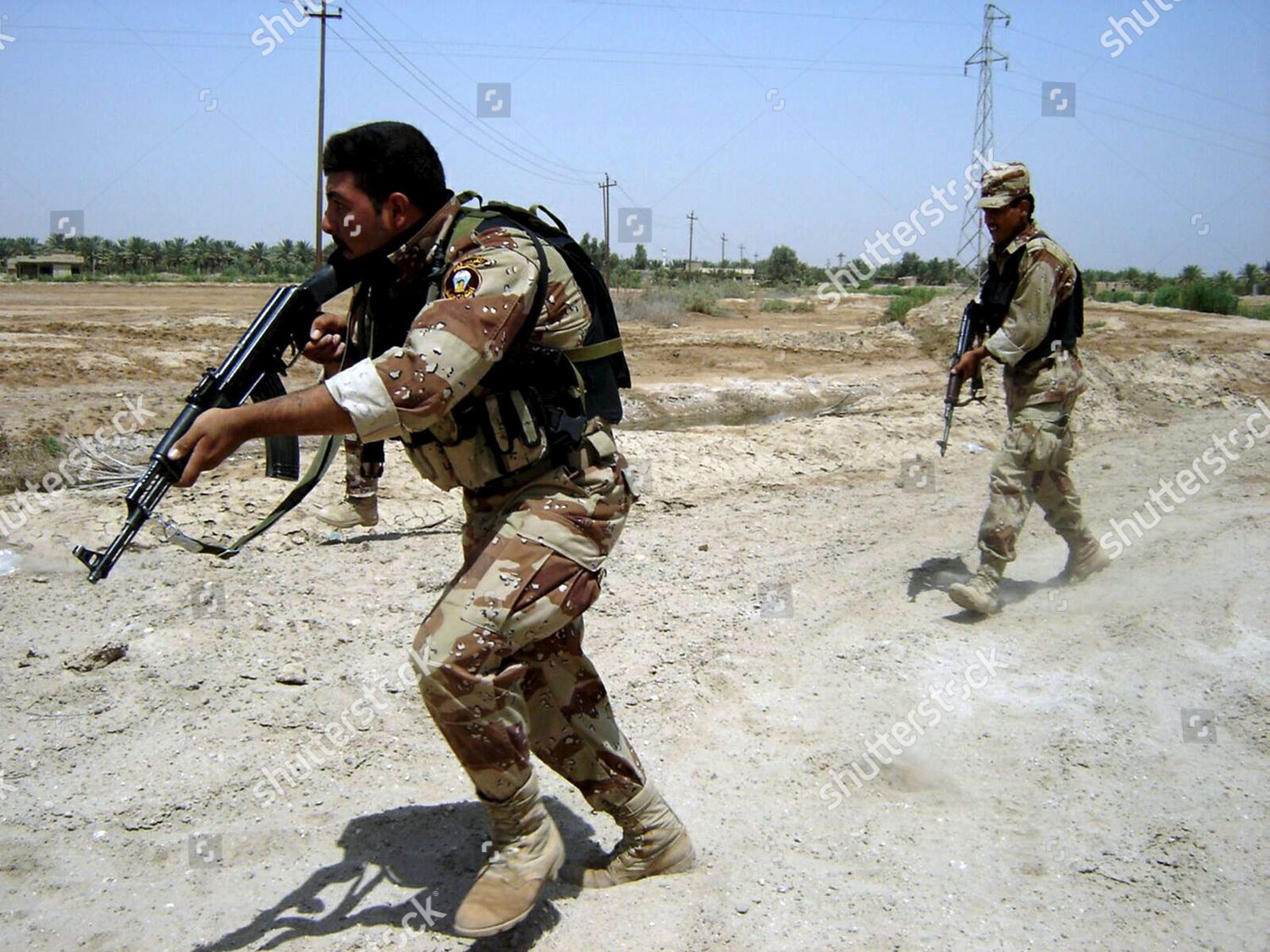 Soldiers Belonging Iraqi Army Action During Editorial Stock Photo ...