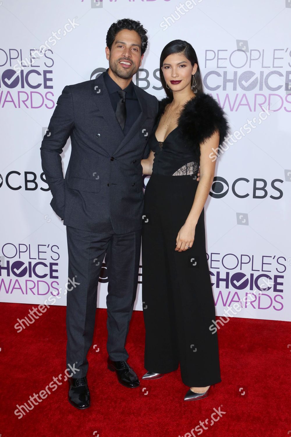 Adam Rodriguez Wife Grace Gail Editorial Stock Photo Stock Image