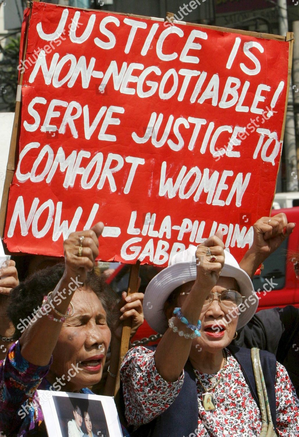 Filipino Comfort Women Who Were Made Sex Editorial Stock Photo